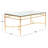 Genevieve Glass Top Coffee Table-1968018530