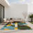 Blocky Horizons Indoor And Outdoor Area Rug-1060819409