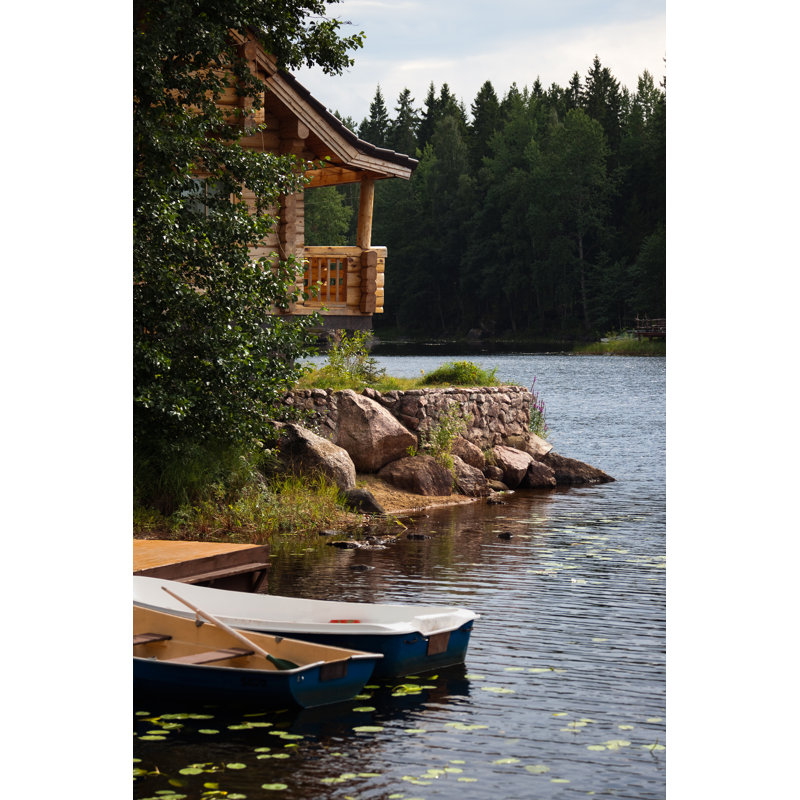 «Leisure Camp» par mâle commutateur - photographie sur toile tendue, L 32 po x H 48 po