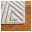 Scheller Natural Fibre Hand Woven Viscose/Cotton Geometric Rug in Grey/Ivory-58552007