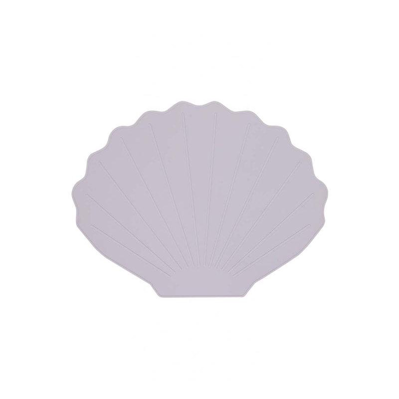 Silicone Scalloped Placemat, Lavender