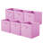 Sorbus 6 Pack 11" Foldable Fabric Storage Cube Bins with Handles-774168742