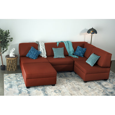 Anke Upholstered L-Shaped Sectional Right Hand Facing