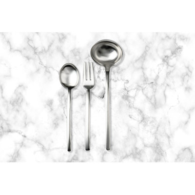 Due 3 Piece Stainless Steel Hostess Set