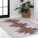 Katriel Minimalist Geometric Machine-Washable Gray/Brown Rug