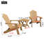 Chaise Adirondack avec table Mauckport-1531021672