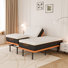 Lit réglable avec matelas de 12 po, télécommande sans fil, contrôle des applications, zéro gravité
