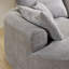 Canapé en chenille incurvé moderne de 124,5 pouces Boneless - aucun assemblage requis-405989336