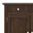 51"W Solid Wood 3-Shelf Entryway Storage Cabinet with Adjustable Shelves