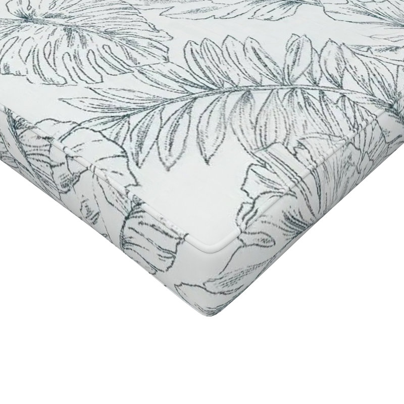 Coussin de chaise d'extérieur avec tissu Sunbrella, 21 po x 78 po, Calm Laurel
