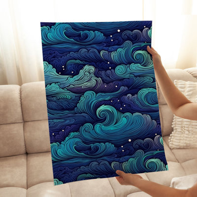 «Landscape and Nature Clouds Pattern III», reproduction d'art moderne sans cadre