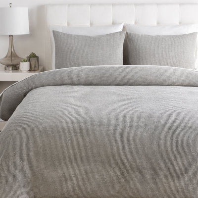 Kappa Cotton Waffle Duvet Cover Set