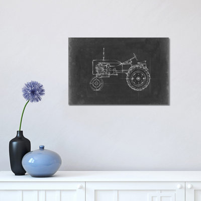 " Tractor Blueprint III " by Ethan Harper