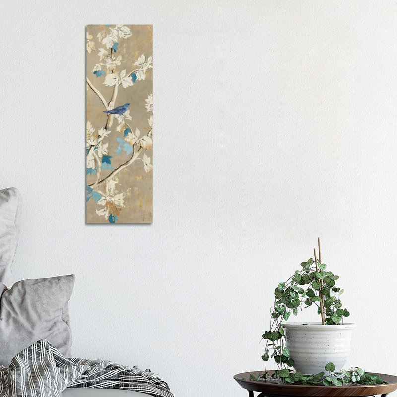 Free Song by Asia Jensen - Wrapped Canvas Panoramic Painting, 30.48 cm H x 91.44 cm W x 1.91 cm D