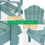 Chaise Adirondack en plastique / résine Themis-794993377