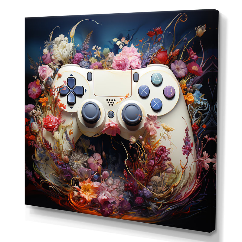 Bloom - Jeux vidéo - Art mural, H 16 po x l 16 po x P 1 po