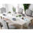 Elegant Rectangular Dining Table With Expandable Leaf