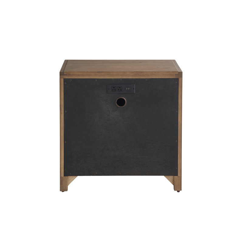 Rosalie 28'' W Nightstand, Brown