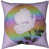 Fleur mauve / arc-en-ciel