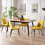 Charo Beech Solid Wood Top Dining Table