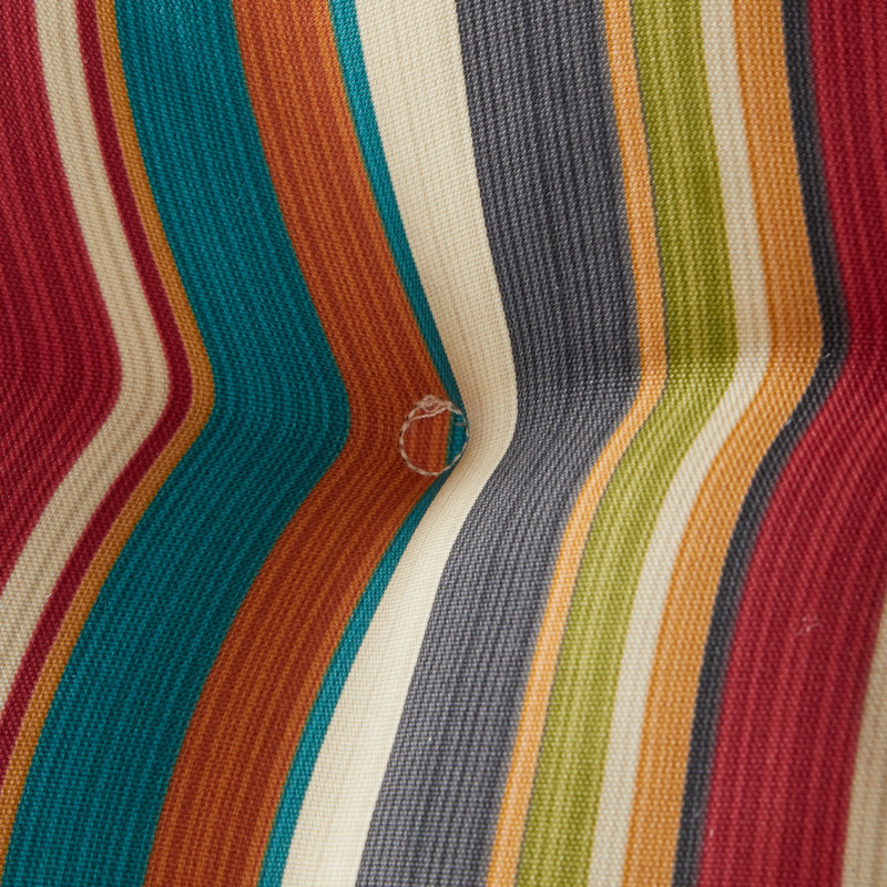 Shipton Outdoor Bench Seat Cushion, Sunset Stripe, 5", 51" W x 18" D
