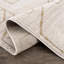 Tapis rectangulaire beige / brun en polypropylène tissé à la machine Jascha-1996380246
