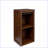 Cabinets, Walnut Brown Modular Wine Bar Storage Hutch, 17.8"L x 15.95"W x 35.43"H | Contemporary | Particle Board+MDF-991056269