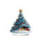 Décoration de fête de Noël en forme de sapin de Noël-153855048
