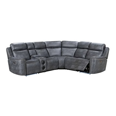 Romi Grey Sectional Reclining