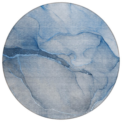 Alfonzo Washable Abstract Indoor / Outdoor Rug
