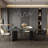 Faux Marble Top Dining Table-1661540352