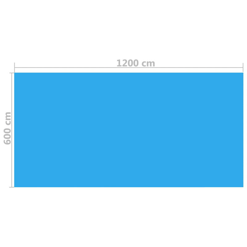 Couvercle de spa bleu, Bleu, H 236,2 po x l 472,4 po