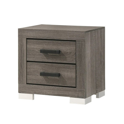 Crowther 2-Drawer Wood Nightstand