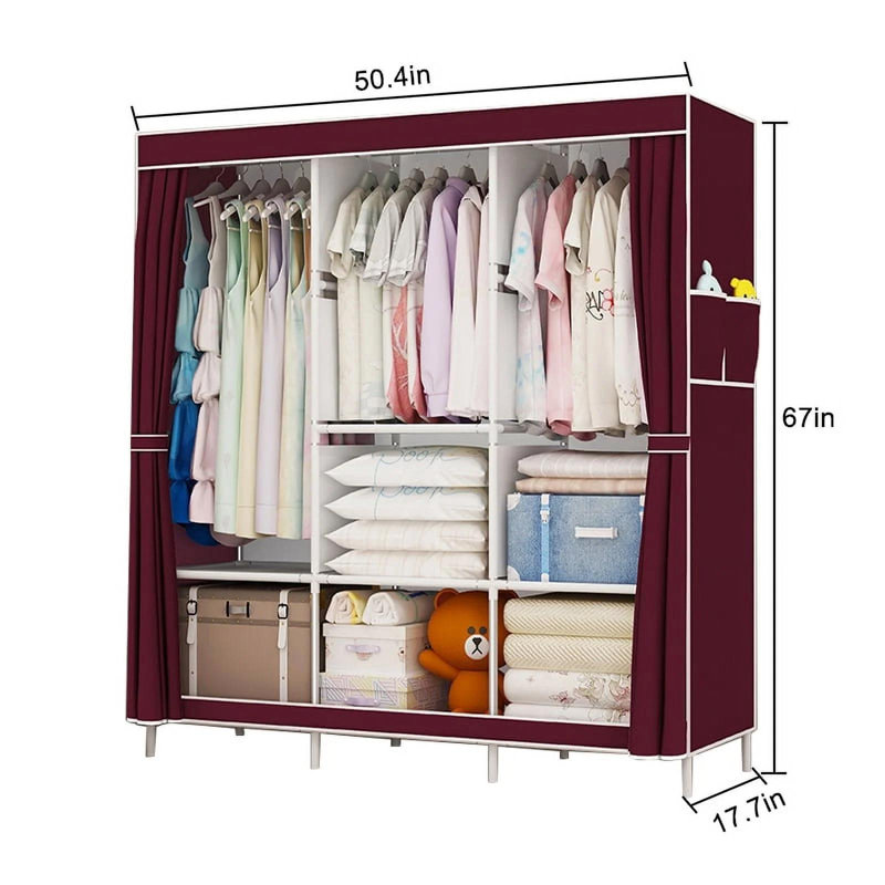 Armoire-penderie portative Rickart, Vin rouge