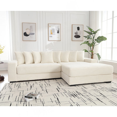 Couches surdimensionnées deux pièces