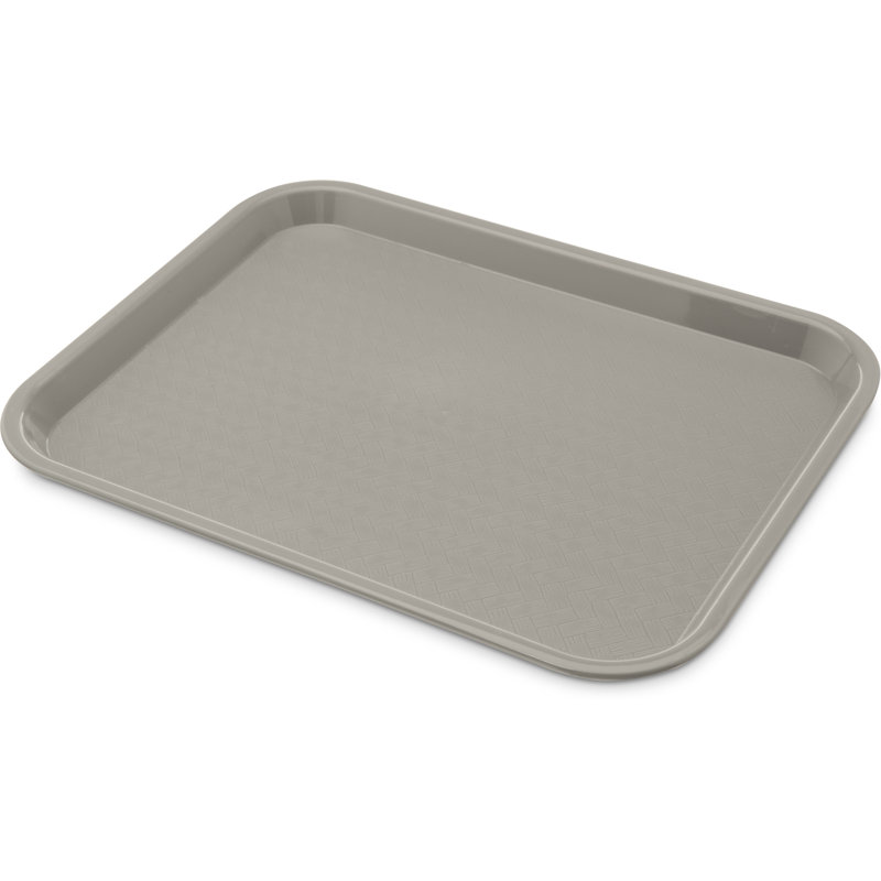 Plateau de service et support en plastique Carlisle Food Service Products, H 10 po x l 14 po, Gris