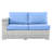 Convene Outdoor Patio Left-Arm Loveseat-1979555517-1979555519
