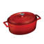 Lava Enameled Cast Iron Dutch Oven Oval with Trendy Lid-65690563-86853893
