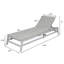 Chaise longue d'extérieur en corde avec sièges réglables-8601333-8601334