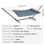 Klaudius 2 Person Spreader Bar Hammock with Stand