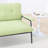 Compact 2-Seater Sofa with Tufted Back and Metal Frame for Small Spaces-1892218253