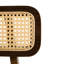 Intérieur, noyer teinté, bois d'hévéa, tabouret de bar, de 2, siège incurvé ergonomique confortable, tissé, convient aux intérieurs modernes 2 intérieurs avec finition ombrée, structure en bois d'hévéa, dossier en bois massif
