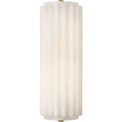 Madden Fluted Linear Sconce in Alabaster