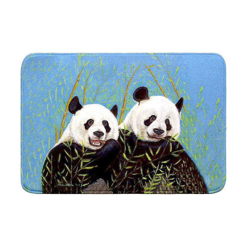 Pandas Bath Mat, Single - 24" L x 36" W