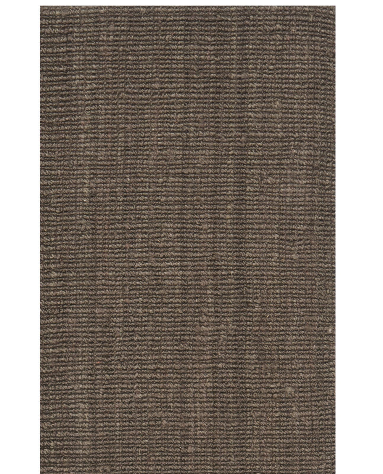 Barkley Brown Hand-Woven Jute Rug, Rectangle 2' x 3'