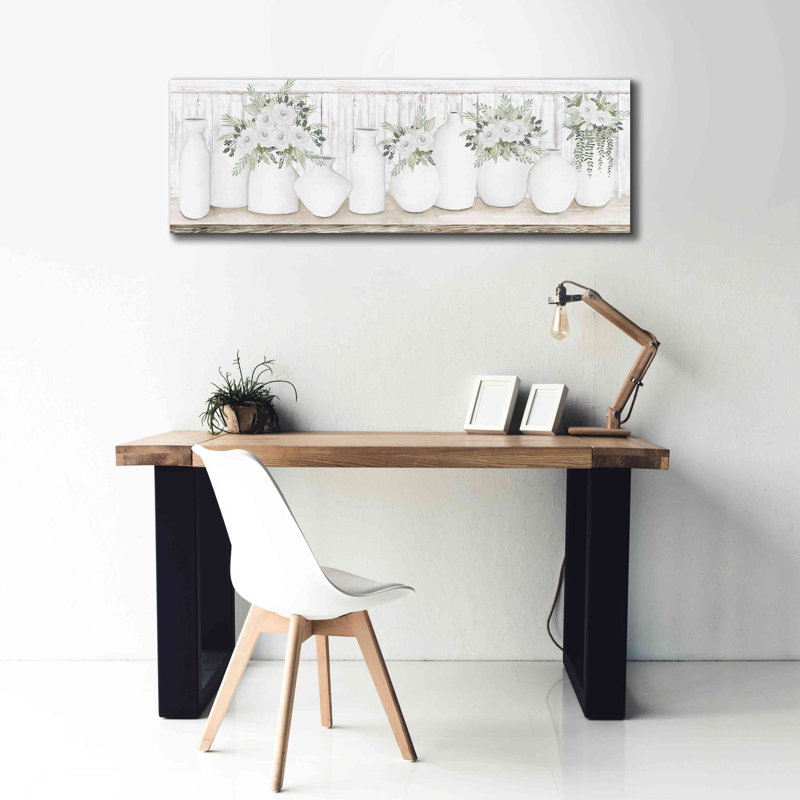 «White Simplicity», impression sur toile tendue