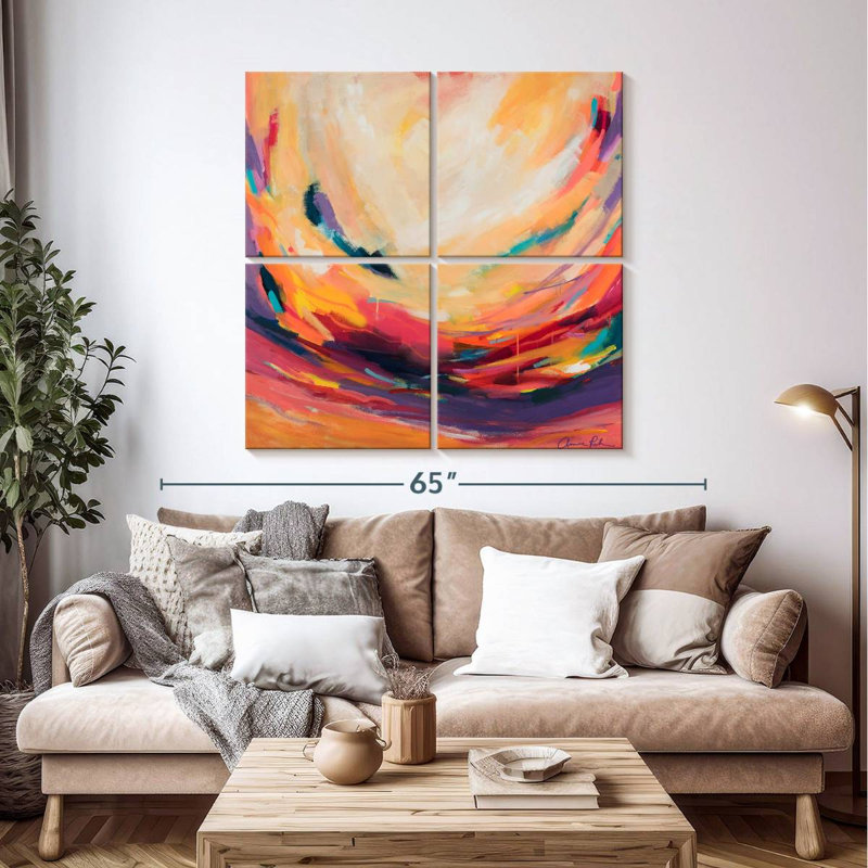 New Born Aura, 57" H x 57" W