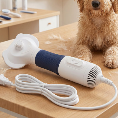 Cat Brush For Cats & Dogs Pet Grooming Hair Brush With Pins, Pet Hair Dryer