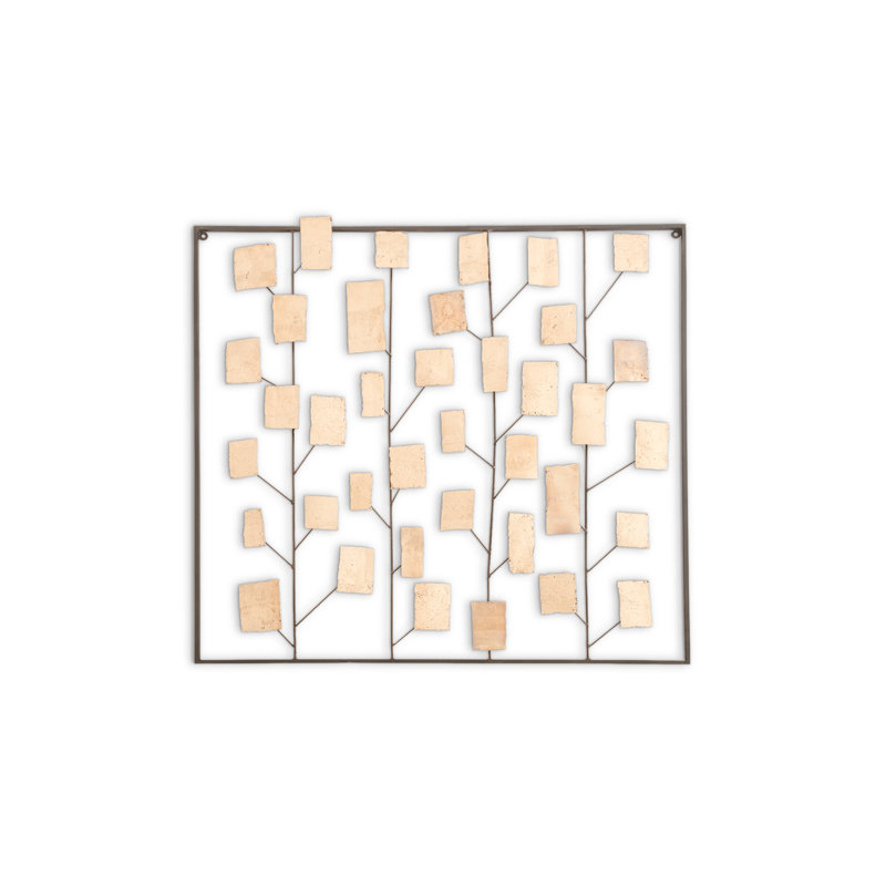 Dimensional Iron Tree Metal Wall Décor