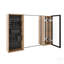 Armoire de salle de bain avec miroir, rangement, armoire à pharmacie murale, tablettes réglables, fabrication en contreplaqué pour la durabilité et l'efficacité de l'espace